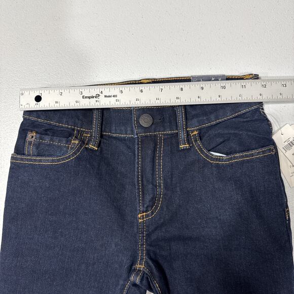 GAP Denim Jeans Boys Size 7 Reg Stretch Skinny Blue Adjustable Waist Pockets - Picture 7 of 10